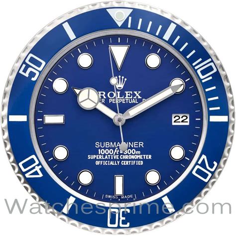 rolex sub wall clock|rolex wall clock for sale.